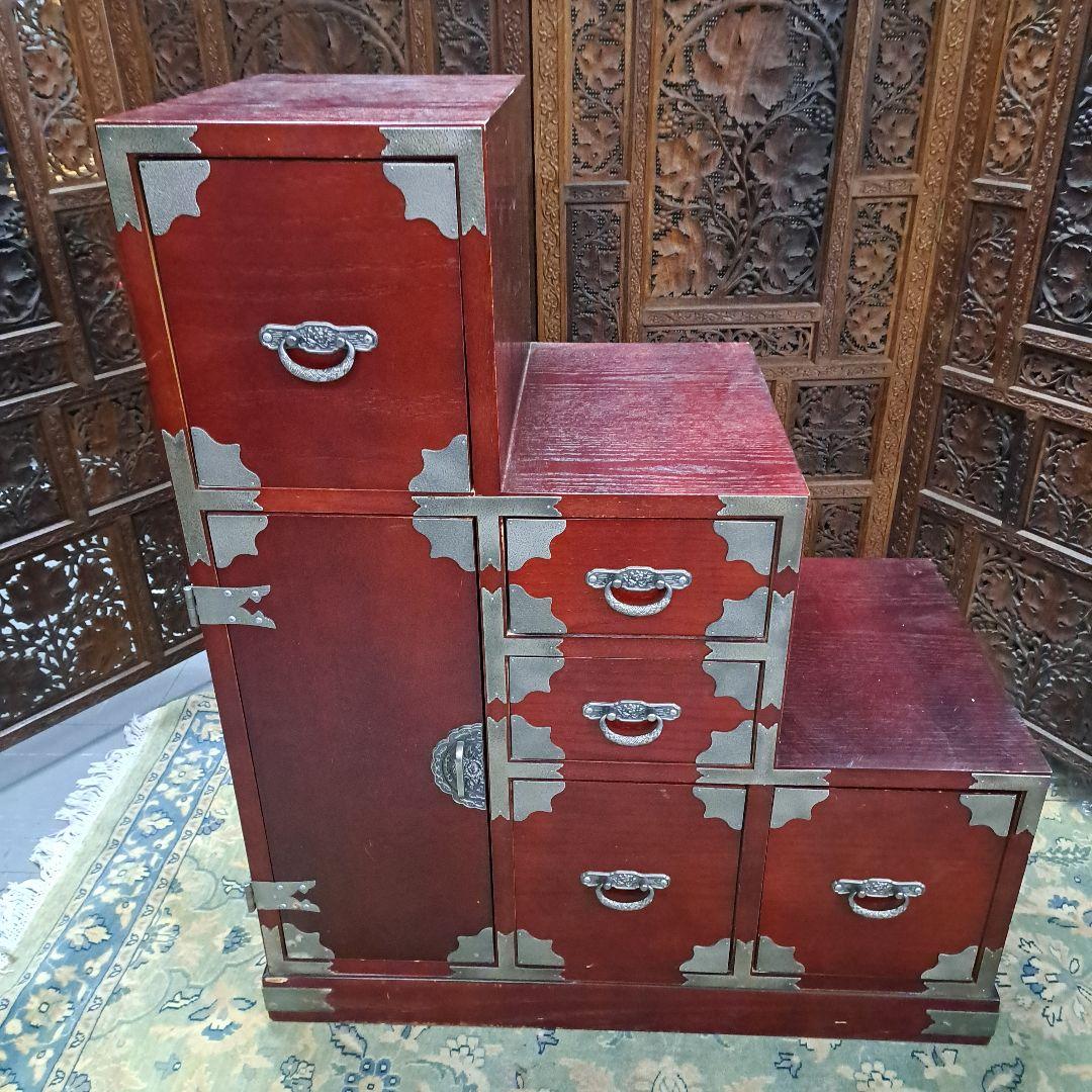 ♡民芸家具　時代家具　階段箪笥　昭和レトロ♡