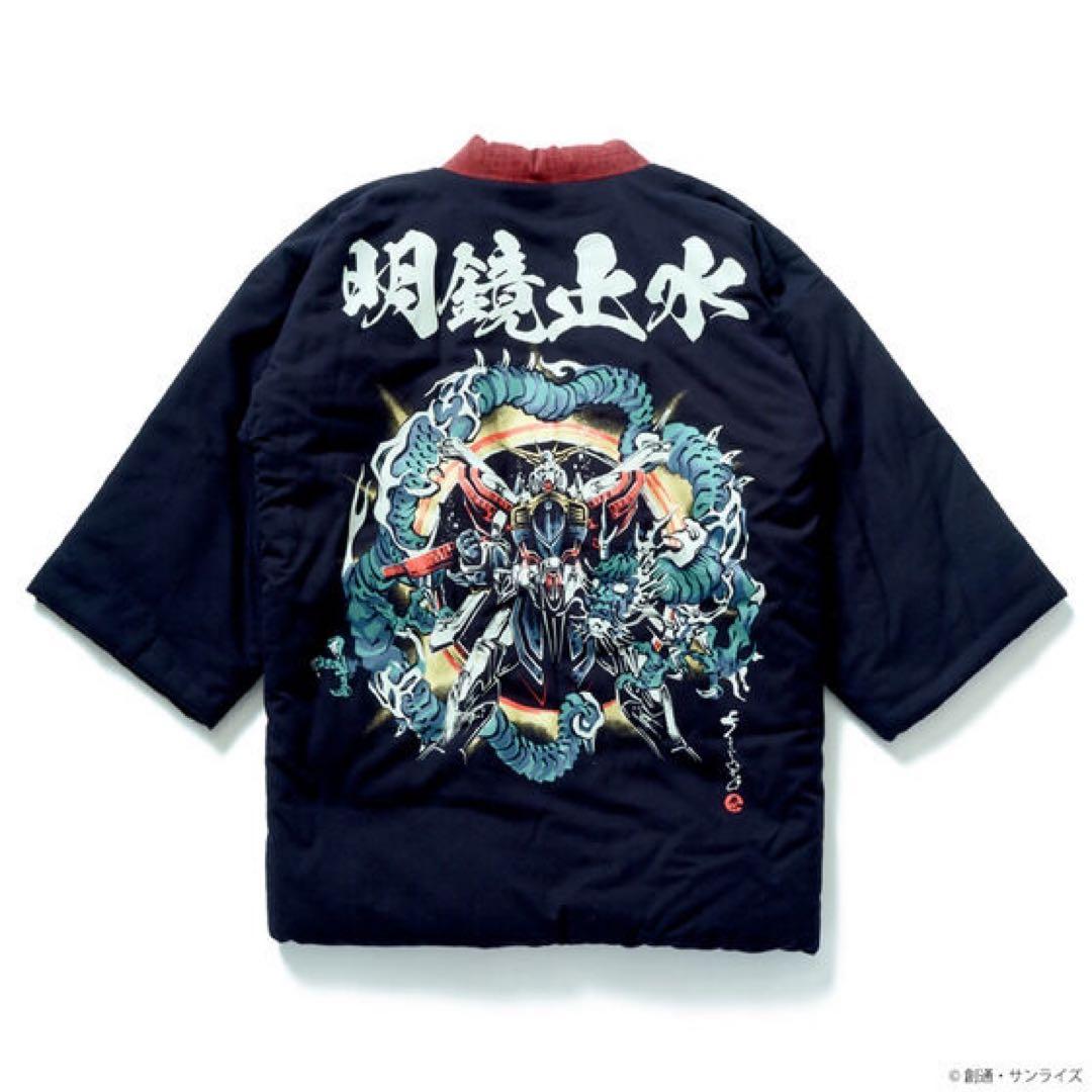 Ｍサイズ　STRICT-G 宮田織物『機動武闘伝Gガンダム』半纏 ゴッドガンダム