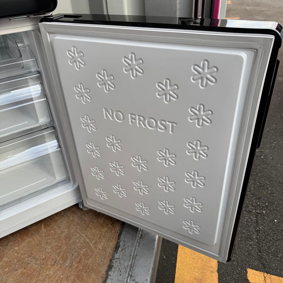 C7222★2024年製★ほぼ新品★ハイアール冷蔵庫洗濯機　黒ブラック家電セット