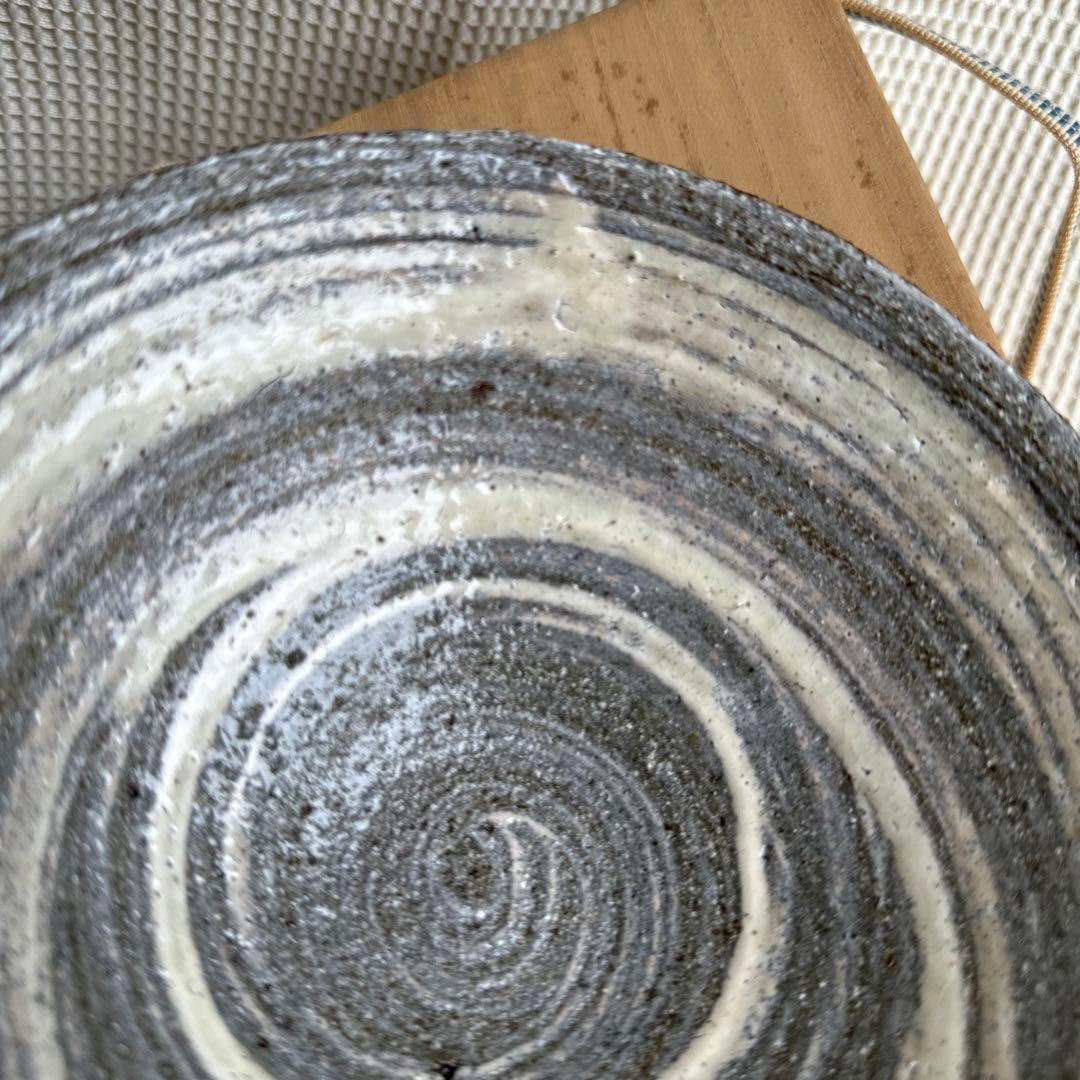 ★ 茶碗　白釉刷毛目　船木研児　★ 茶道具　茶盌