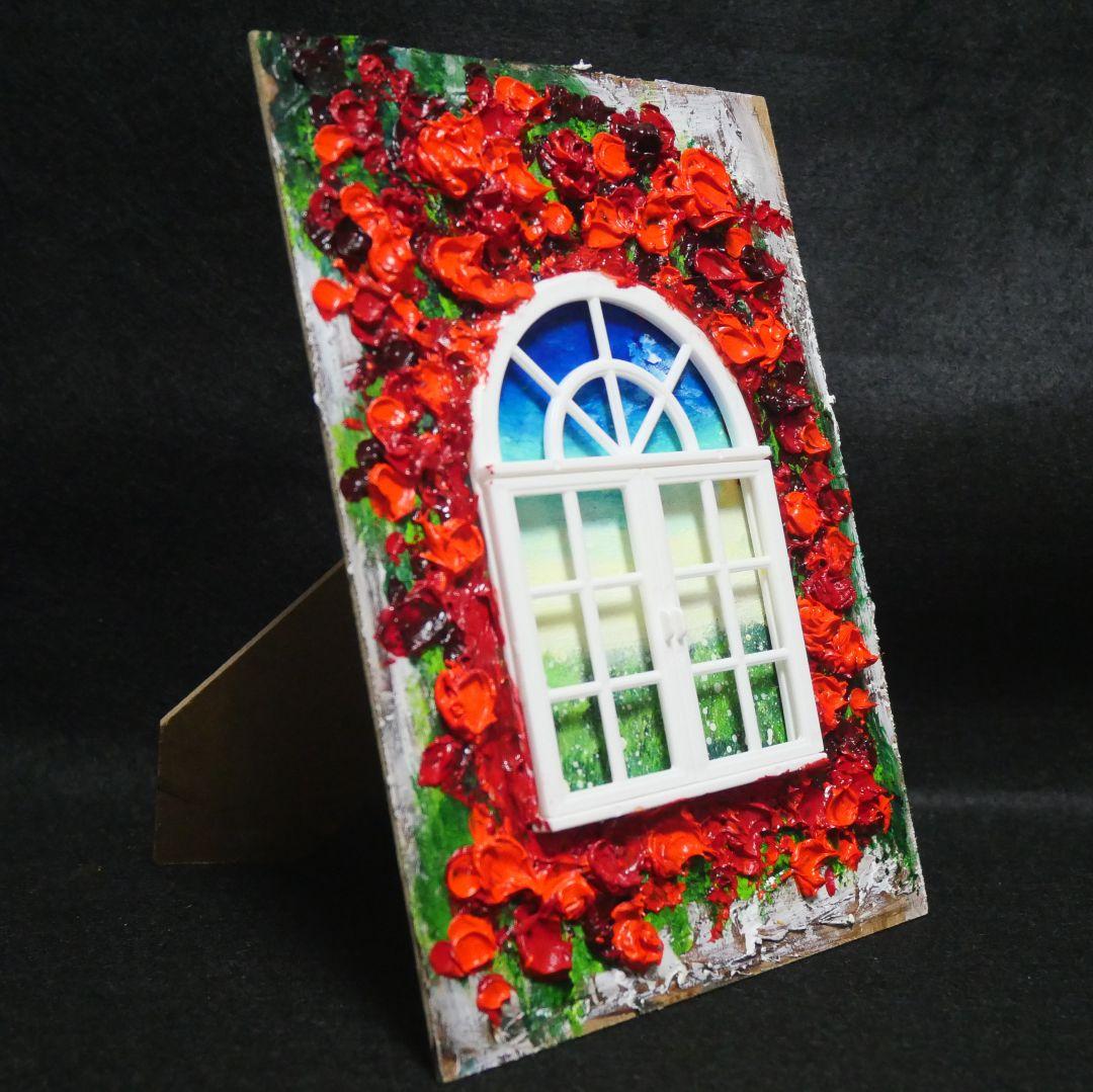 油絵 油彩 油彩画 絵画 絵【窓の先】