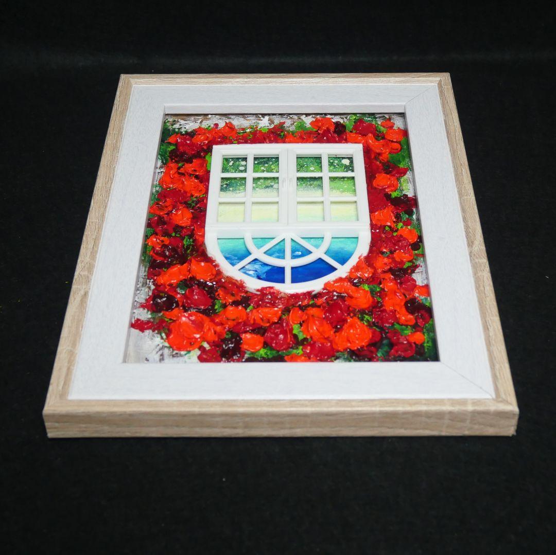 油絵 油彩 油彩画 絵画 絵【窓の先】