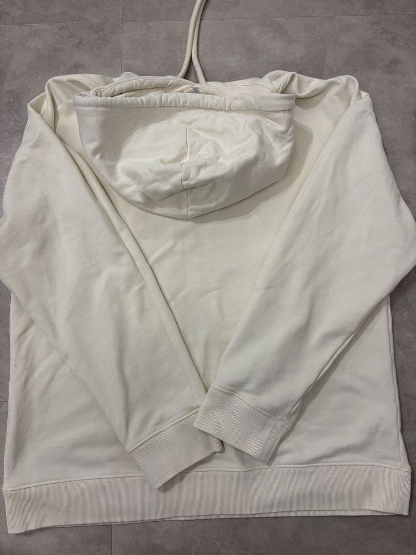 ロエベ　アナグラムレザーパッチフーディー