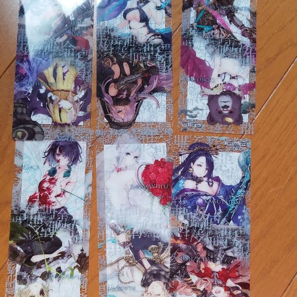 シノアリスのクリアしおり！！全セット！！