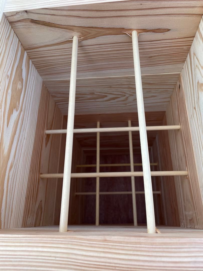 日本蜜蜂重箱式巣箱ハニーズハウス！五段スノコセット！送料無料！