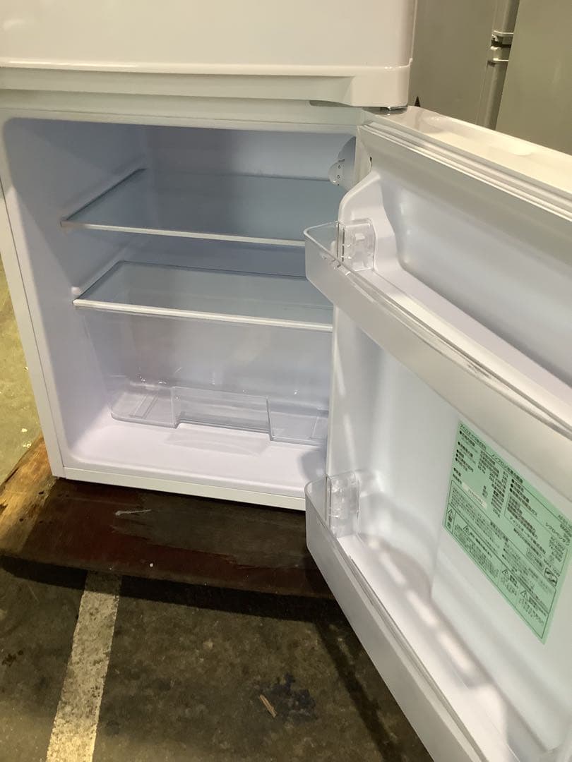 2ドア冷蔵庫 アイリスオーヤマ AF81-W 81L 2019年製