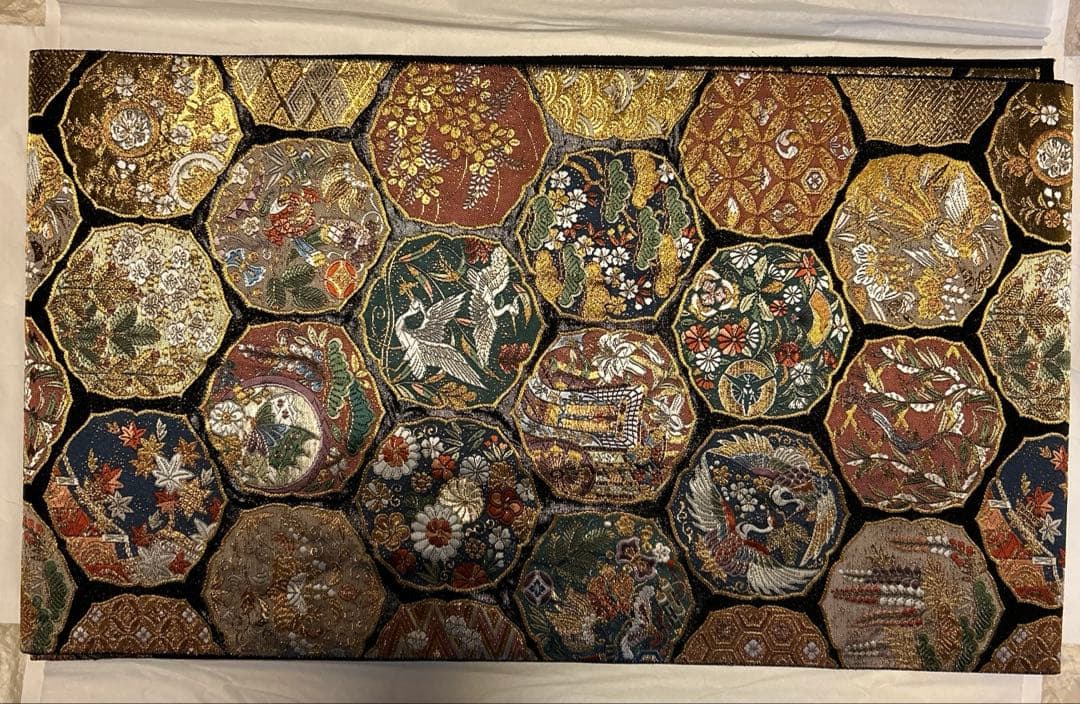 高級振袖(総絞り)御所車柄