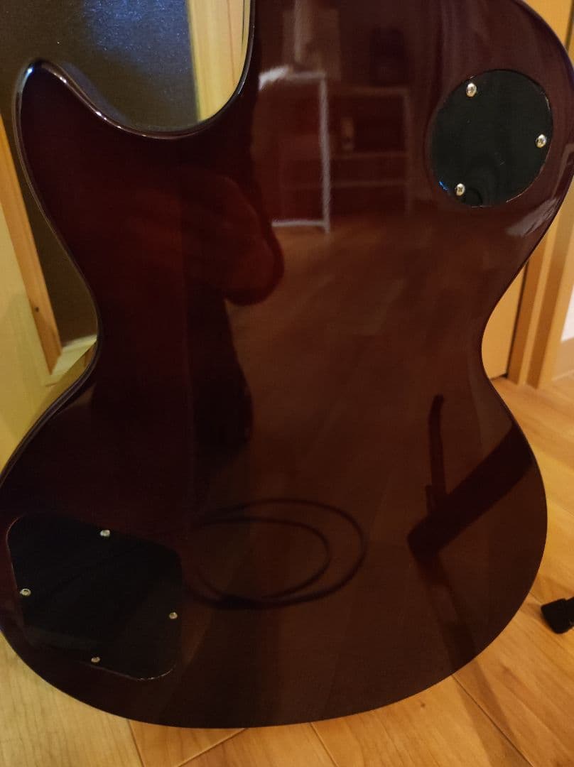 ノーブランド カスタム品 イエローレスポール