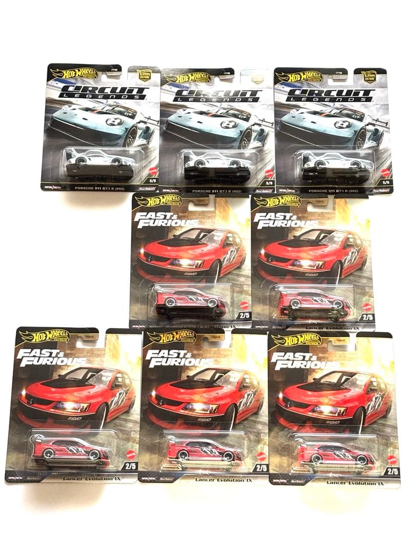 専用出品　ガルフポルシェ×3 ワイスピランエボ×5