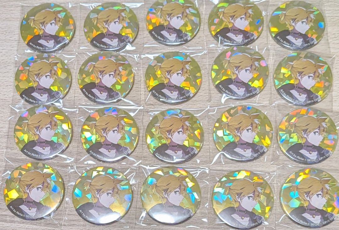 プロセカ セカイの宝石箱 缶バッジ 鏡音レン