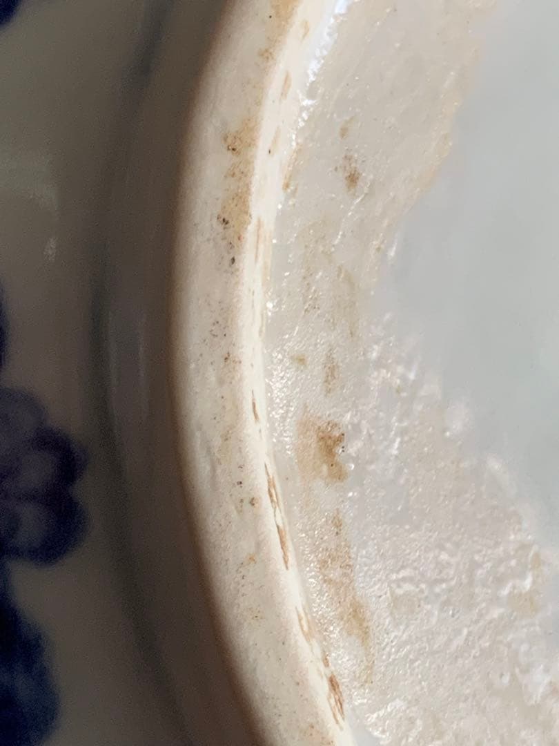 中国清時代染付花瓶(beach)