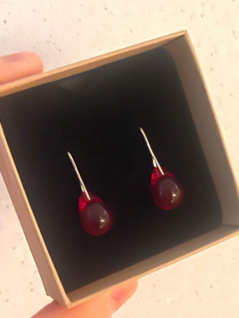 sisi joia シシジョイア　mini gota earrings レッド