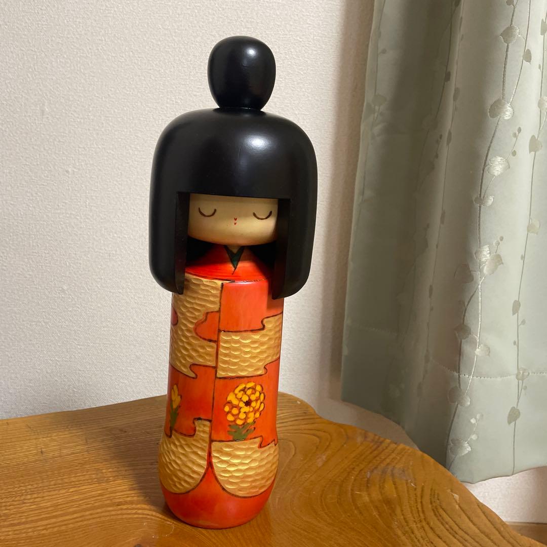 こけし2体セット　まとめ売り　狩野千代松　山岸政好