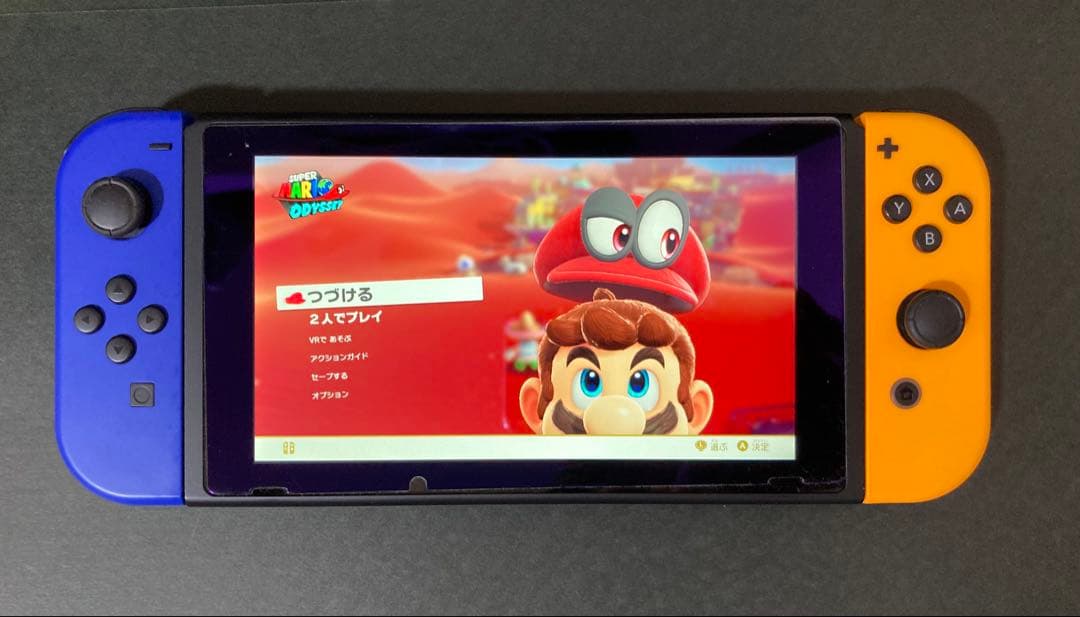 Nintendo Switch 本体 ブルー+ネオンオレンジ