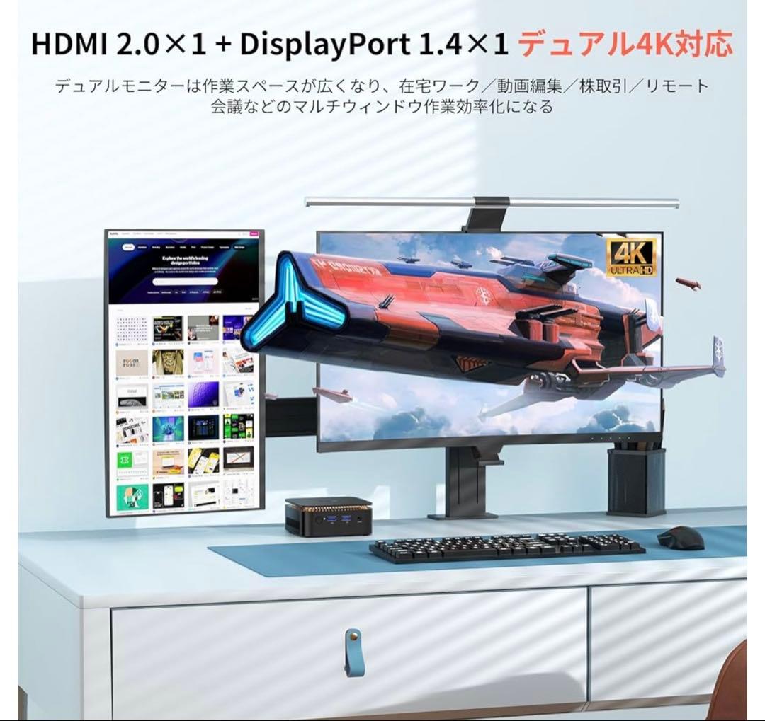 ミニpc 最大3.60GHz WIFI6/BT5.2 インテル N150