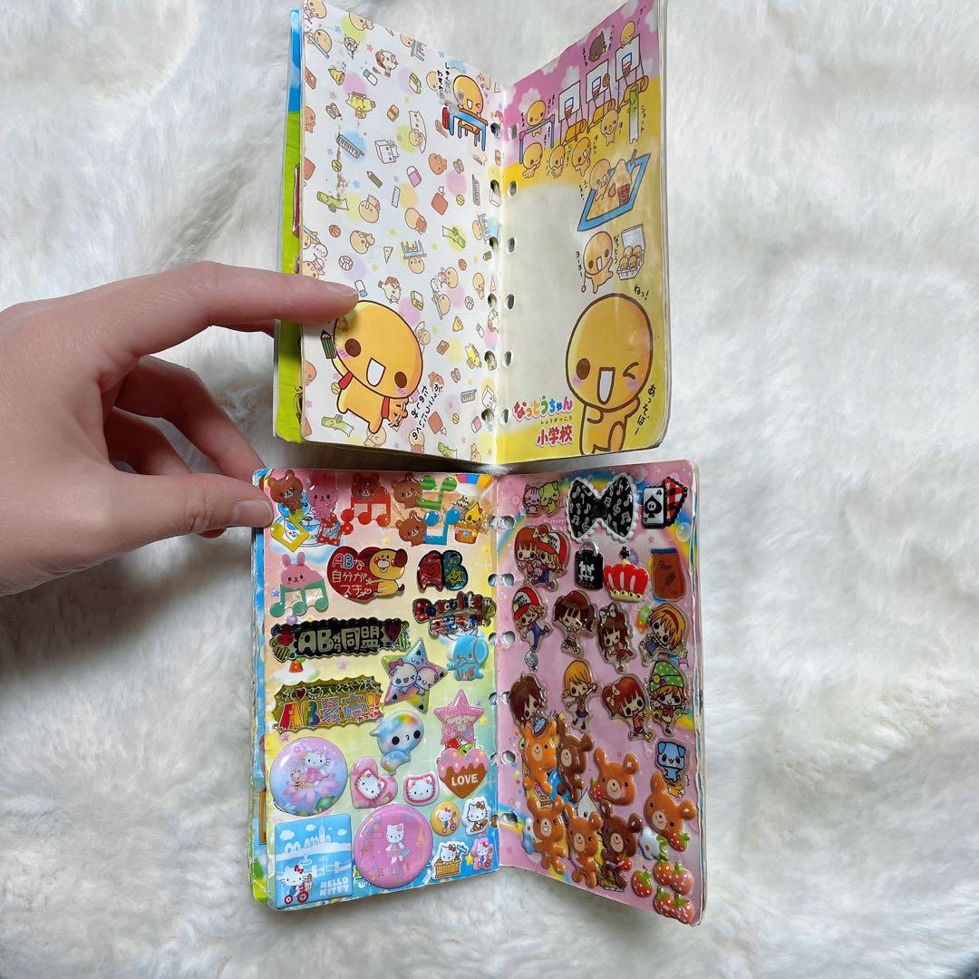 平成レトロ　シール帳 完成品 メゾピアノ　ウォーターシール　サンリオ　キティ
