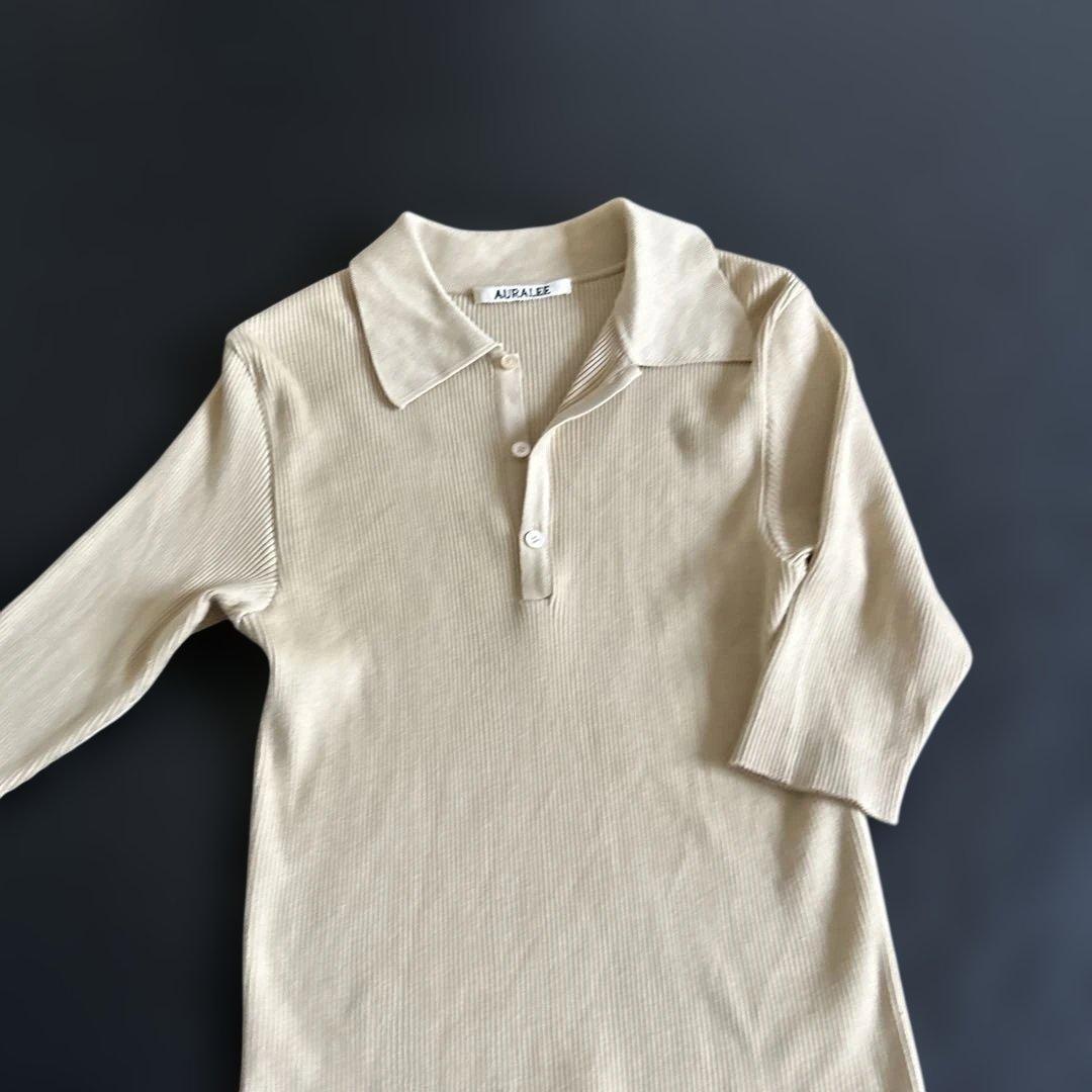 再お値下げ♪オーラリー半袖ポロニット