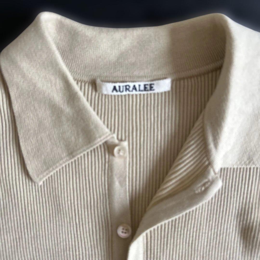 再お値下げ♪オーラリー半袖ポロニット