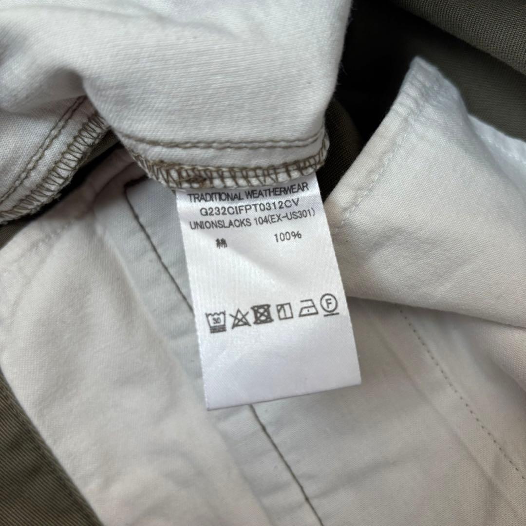 トラディショナルウェザーウェア2023AW UNIONSLACKS104