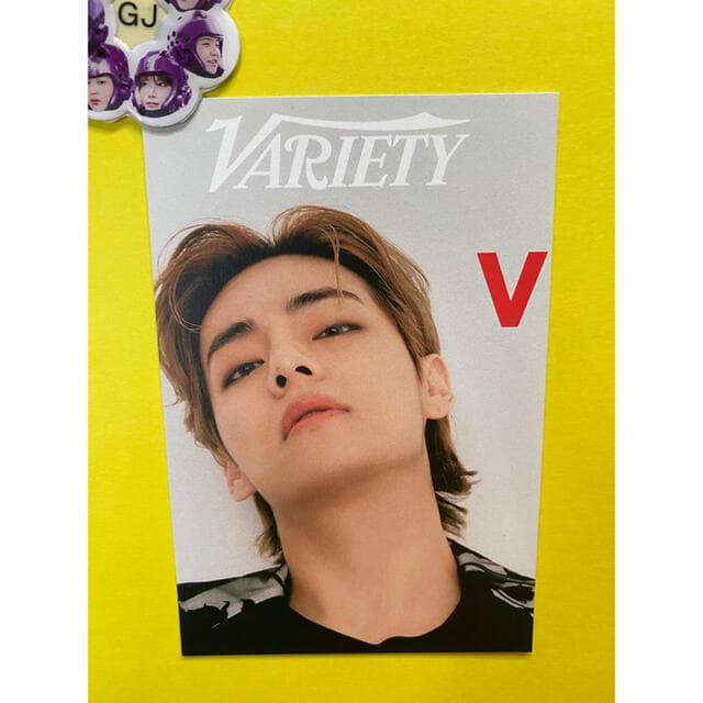 bts　アメリカ雑誌　VARIETY　スペシャルフォト テヒョンV　ポストカード