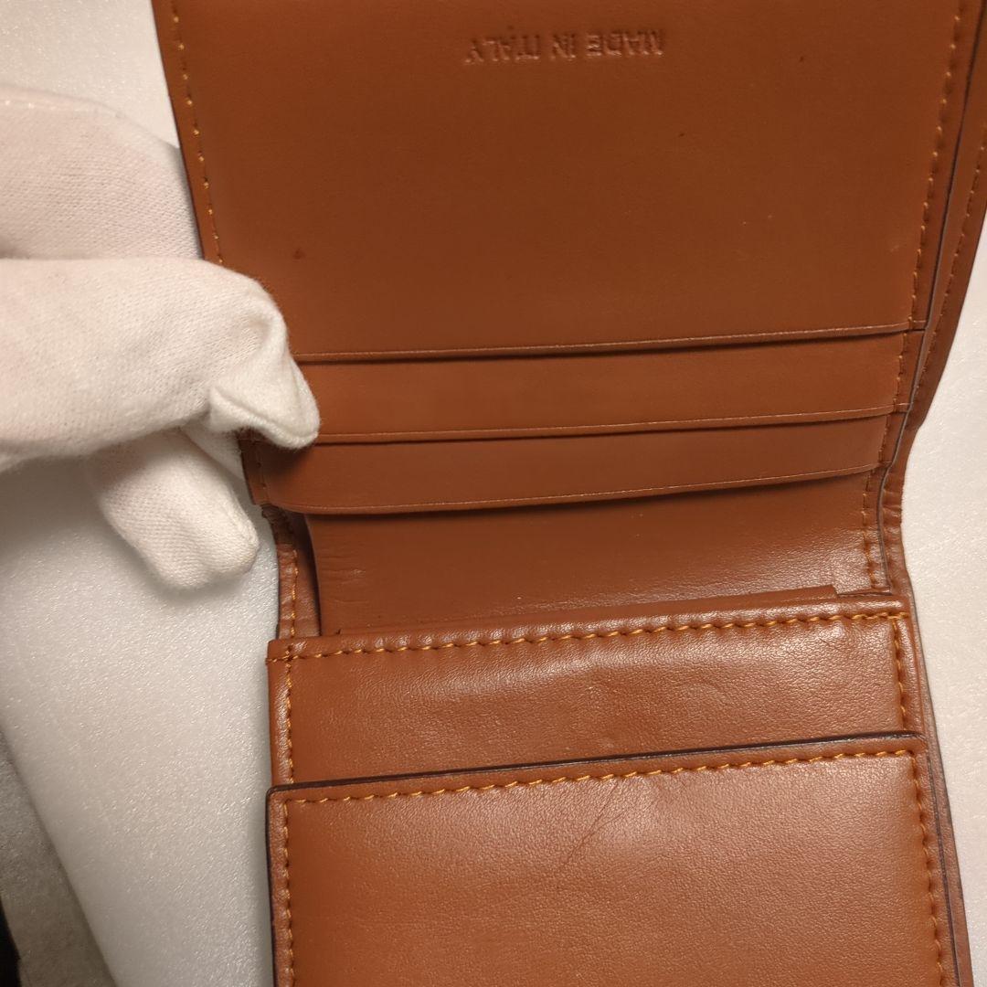 ✨美品✨celineセリーヌトリオンフスモールタップウォレット　カーフスキン