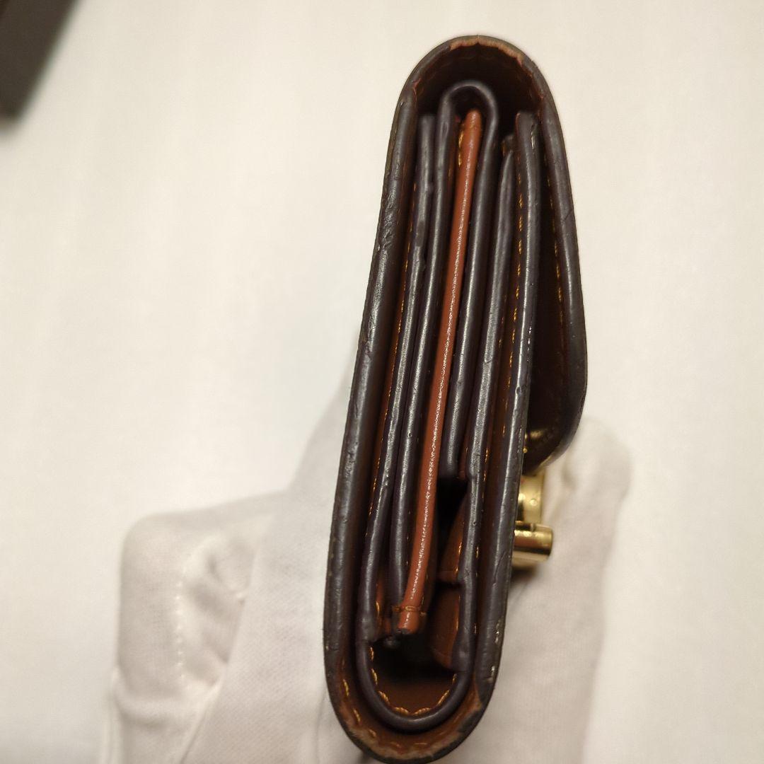 ✨美品✨celineセリーヌトリオンフスモールタップウォレット　カーフスキン