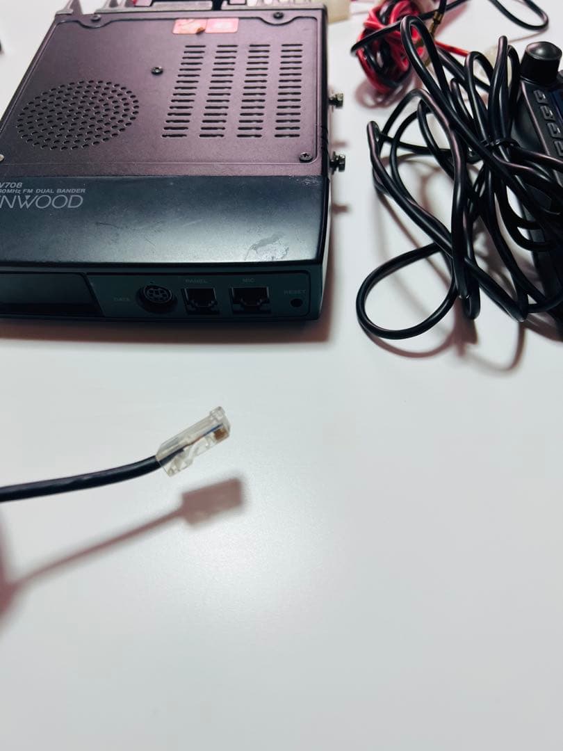 アマチュア無線機KENWOOD TM-V708S アンテナ、基台、ケーブルセット