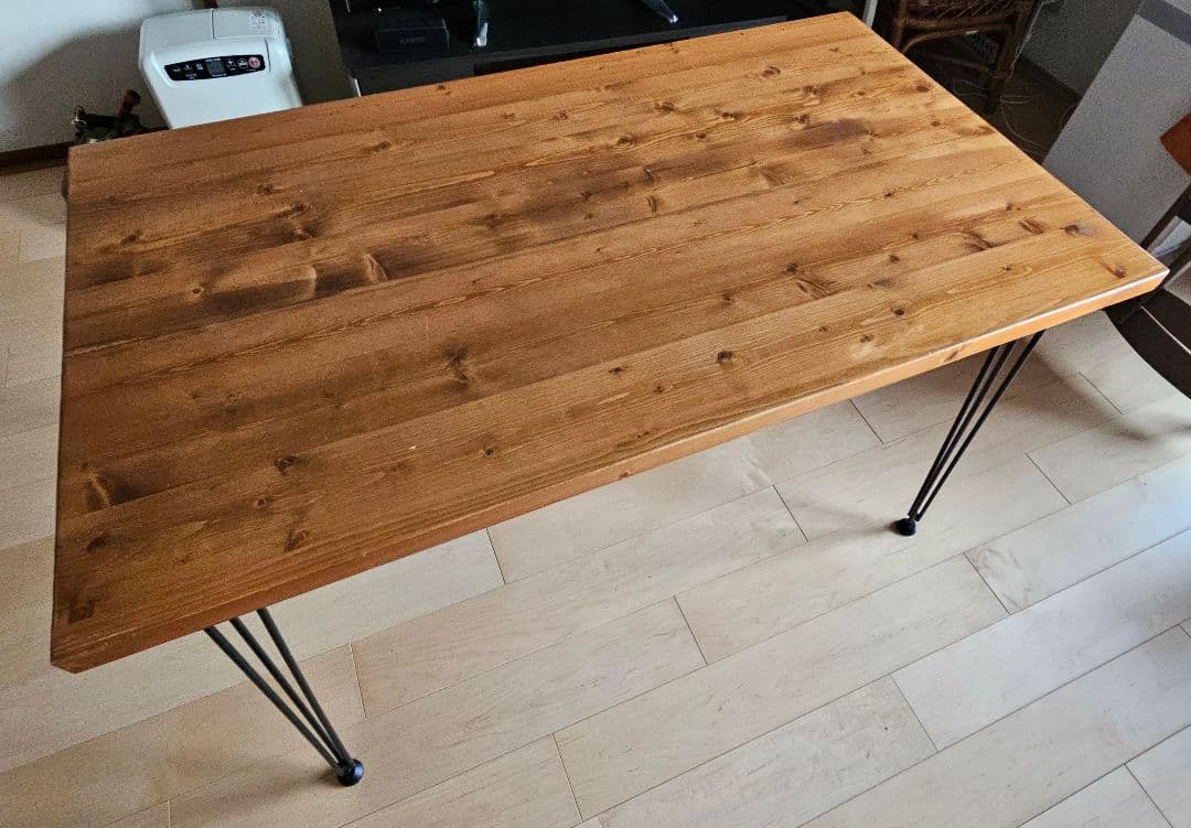 ロウヤ　ダイニングテーブル 120cm×69cm　作業台としても♪【値下交渉可】