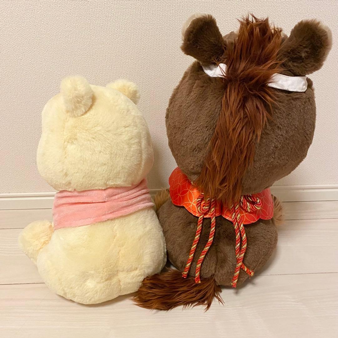 プーさん　ぬいぐるみ　干支　馬　ウマ　ETO 2026 ディズニーストア　M