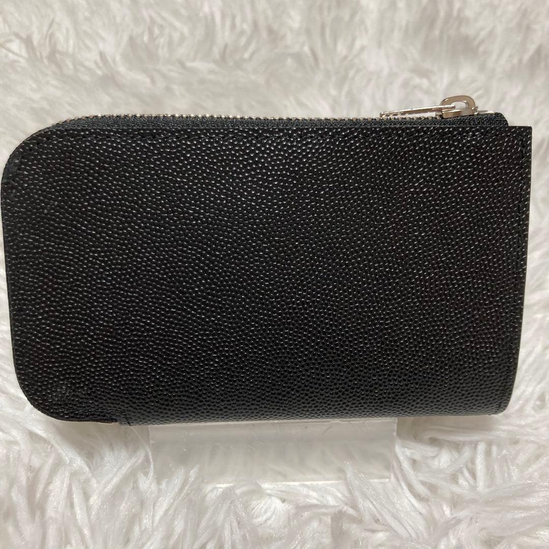 ポーター　エイブル　キーケース　名刺入れ　レザー　3連　L字　シボ革　ジップ