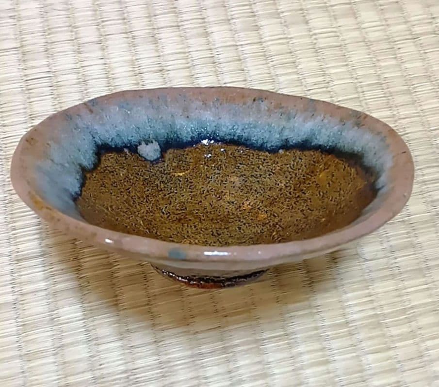 骨董品　茶碗　大樋焼　大樋長楽 造　共箱　抹茶碗　茶道具　長楽　希少　極美品