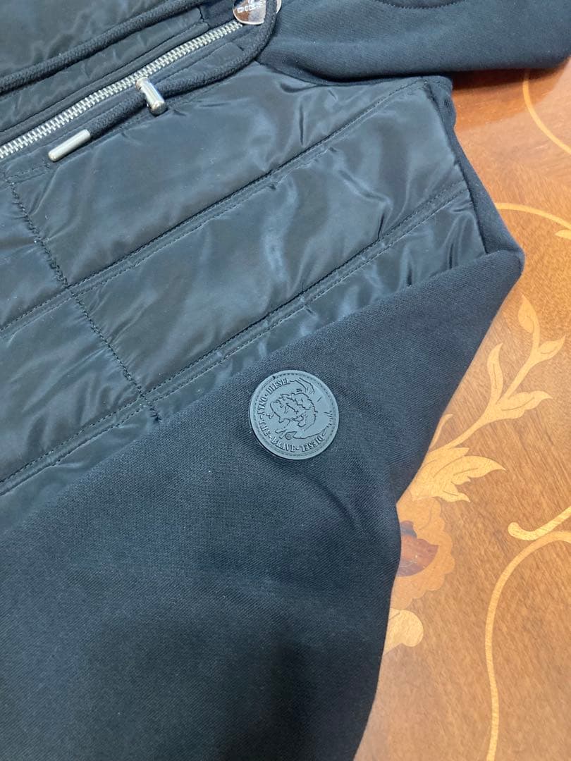 DIESEL ハイブリッド　パーカー　ジャンパー　ブルゾン　ブラック　黒　M