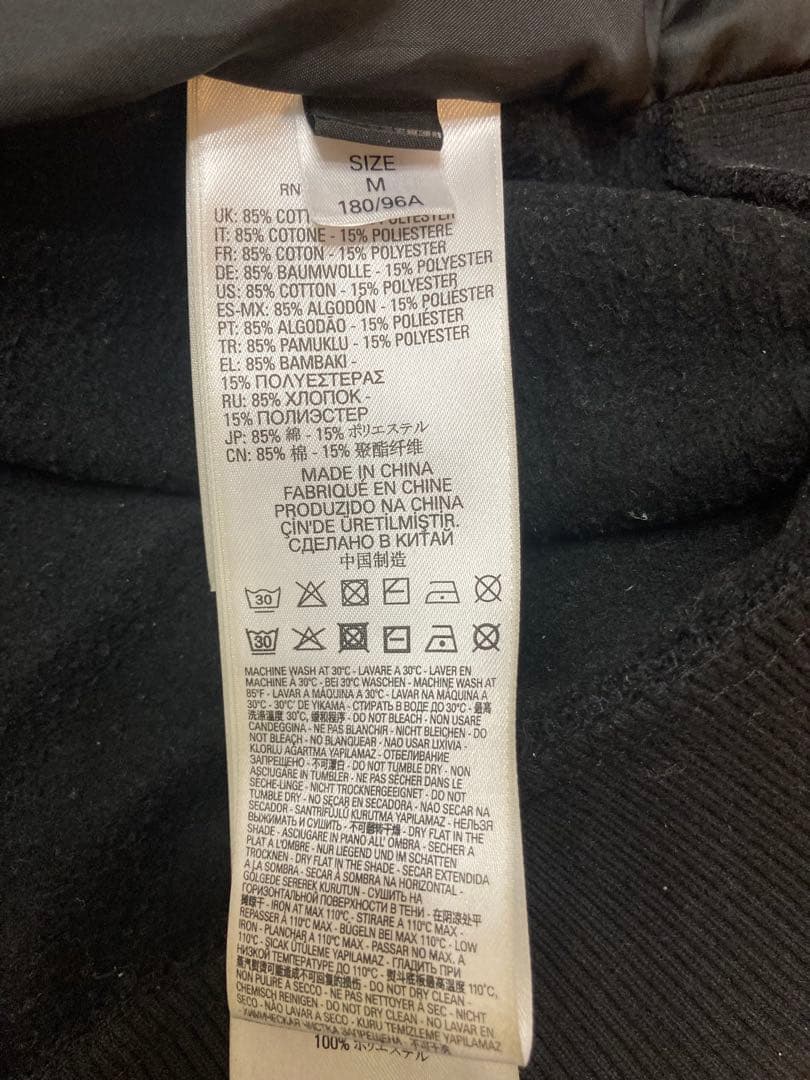 DIESEL ハイブリッド　パーカー　ジャンパー　ブルゾン　ブラック　黒　M