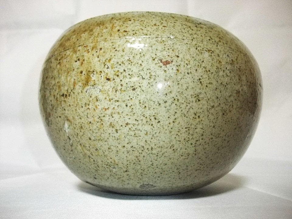 古清水焼 宝永六年1709年）水指 茶道具 京焼 清水焼 無銘 時代物 骨董