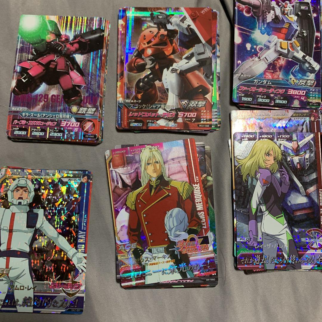 ガンダム　カード　引退品　M以上のレアリティ