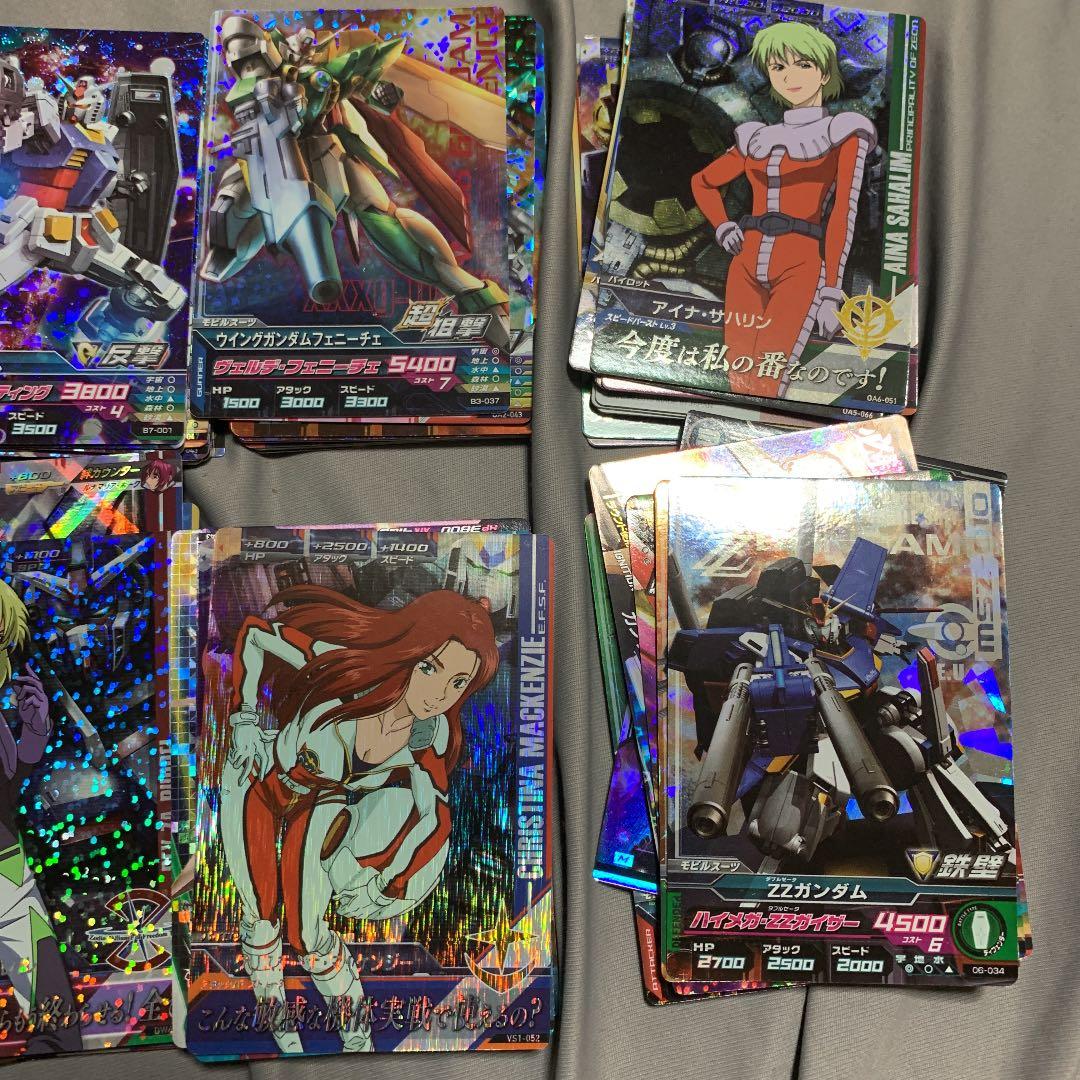 ガンダム　カード　引退品　M以上のレアリティ