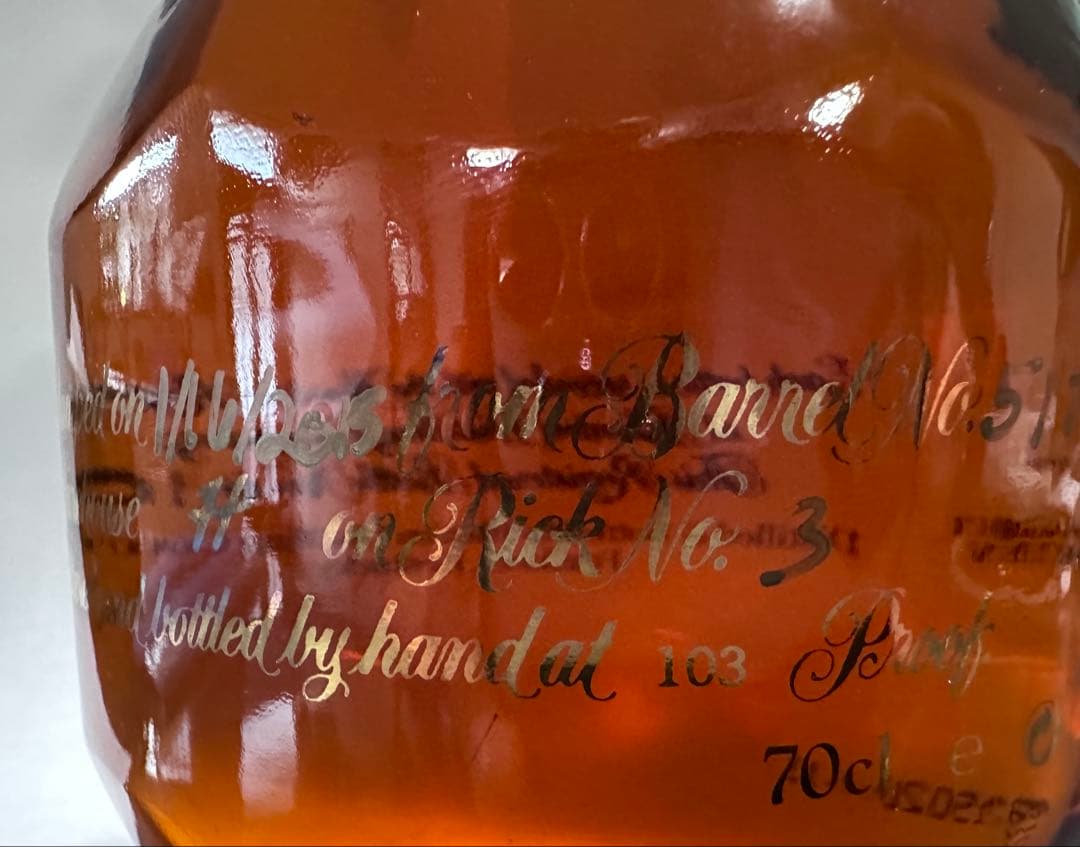 Blanton's Bourbon Whiskey 51.5% 箱付き
