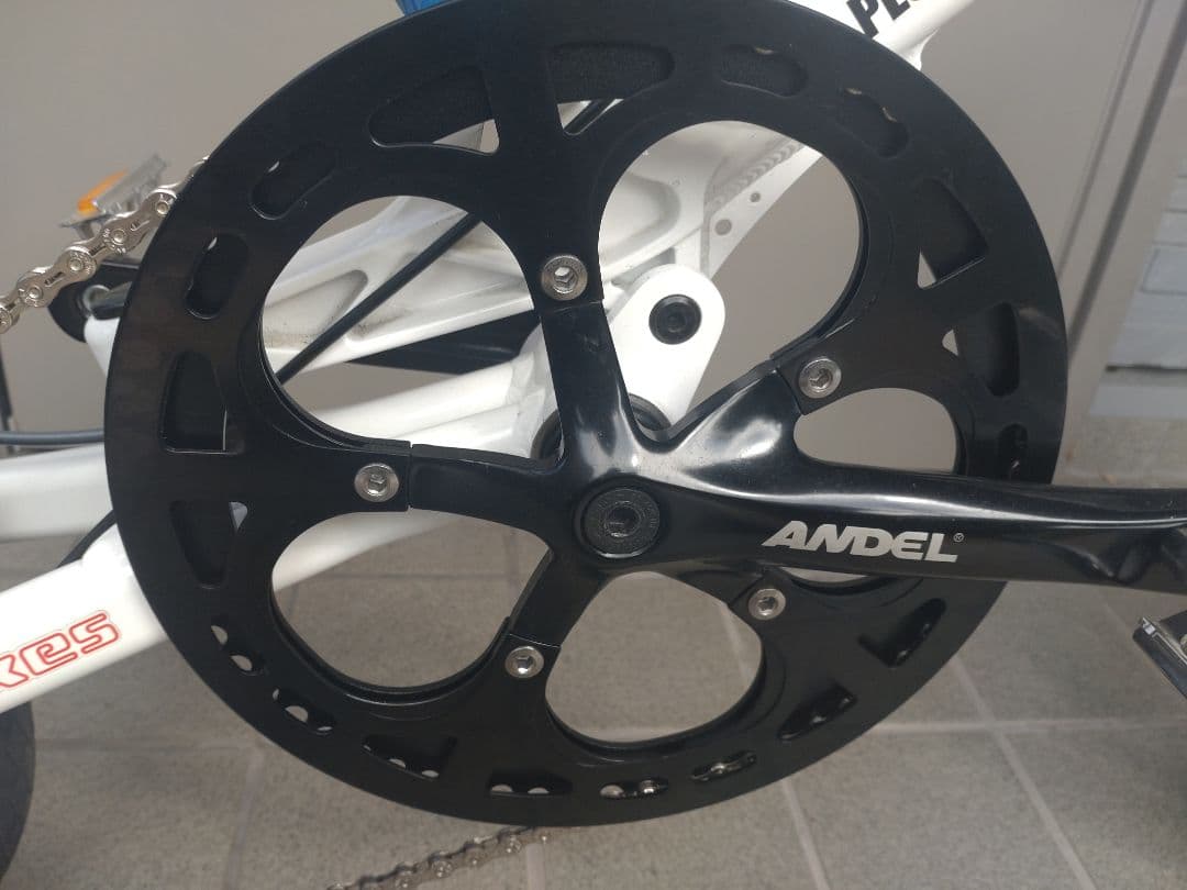 希少 OX PECO 折りたたみ自転車 ホワイト ブルー