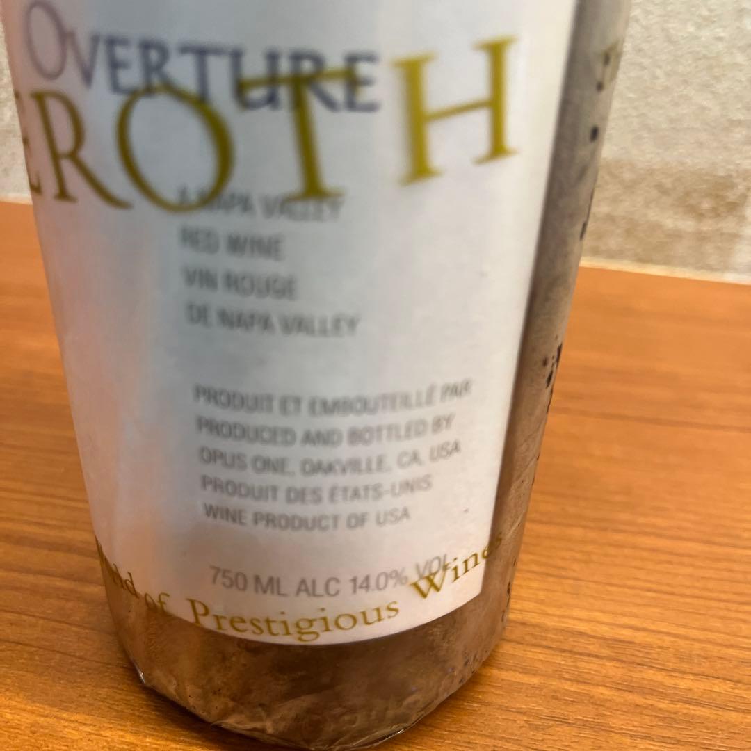 Overture 赤ワイン 750mlワイン新品包装あり