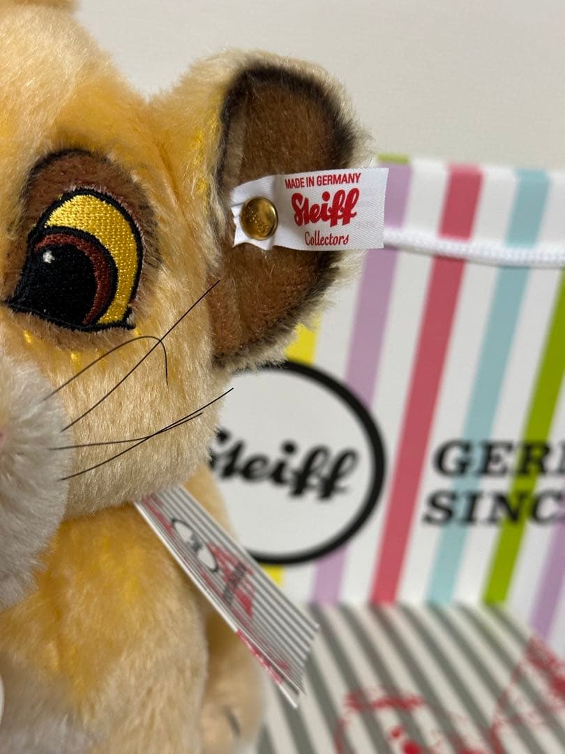 【数量限定生産品】シンバ　Steiff ライオンキング　ぬいぐるみ