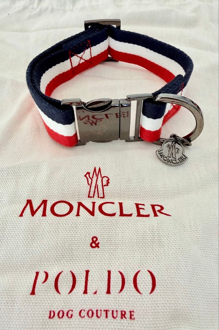 【美品・試着のみ】MONCLER × POLDO DOG COUTURE 首輪