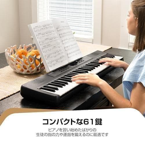 AAlesis キーボード ピアノ 61鍵盤 スピーカー内蔵 ポータブル 初心者
