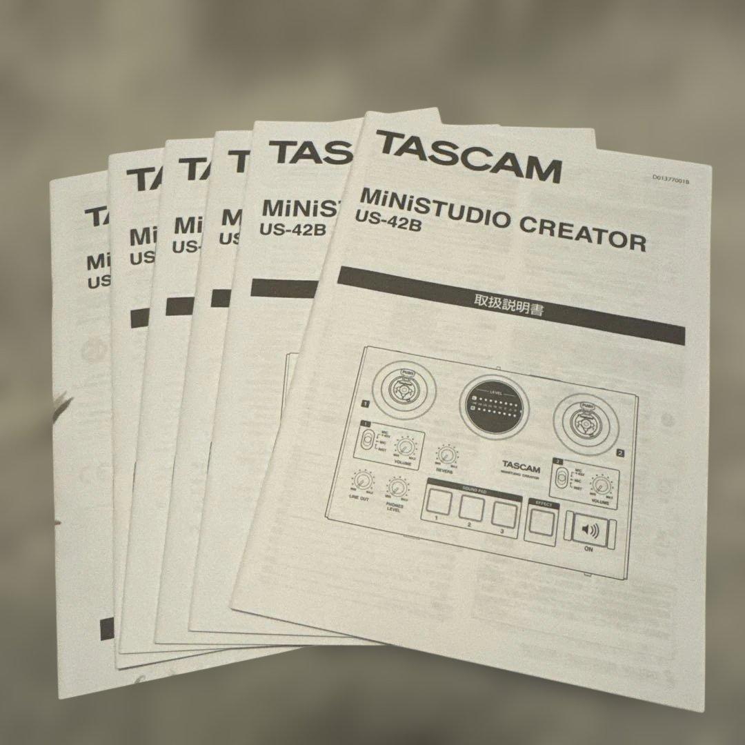 TASCAM MINISTUDIO US-42B オーディオインターフェイス
