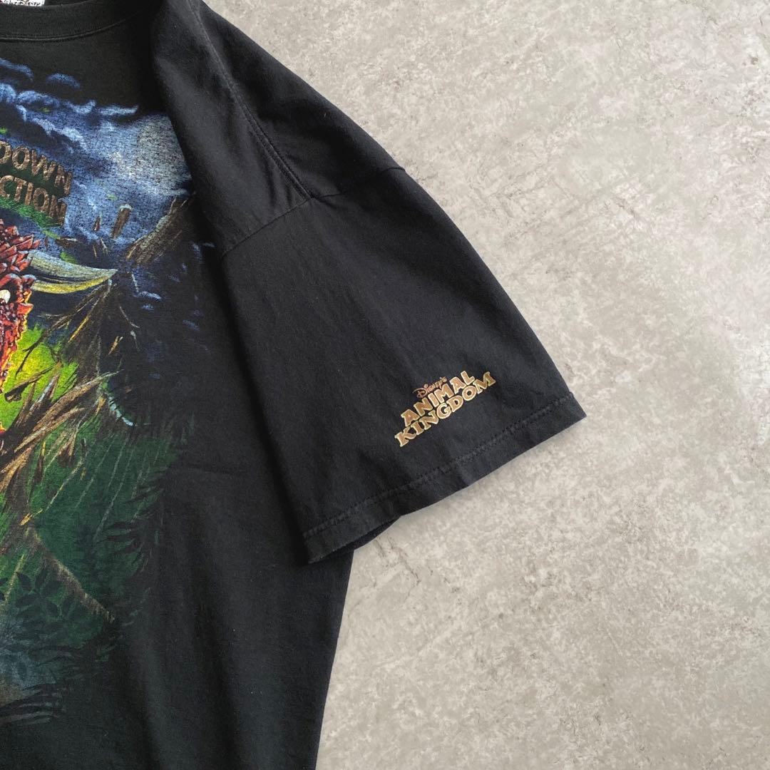 ドスペ 90s ディズニー アニマルキングダム Tシャツ USA製 黒 XXL