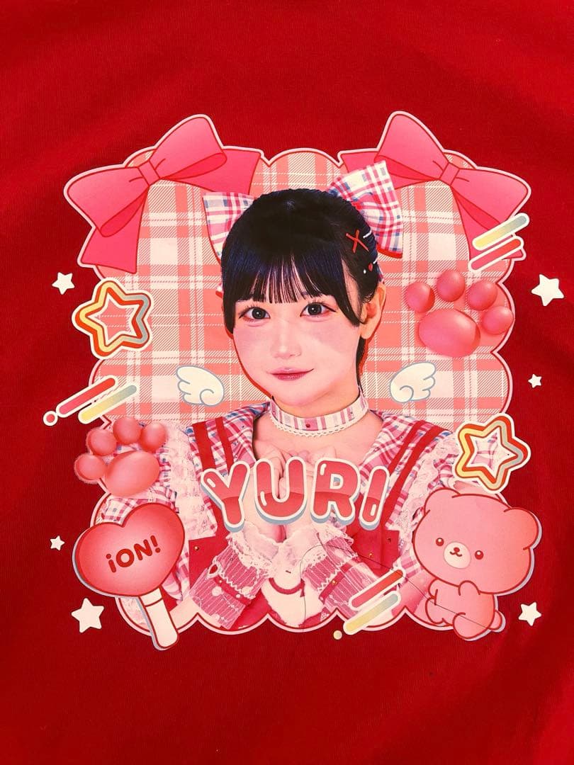 宇野ゆり 実写推しTシャツ iON!