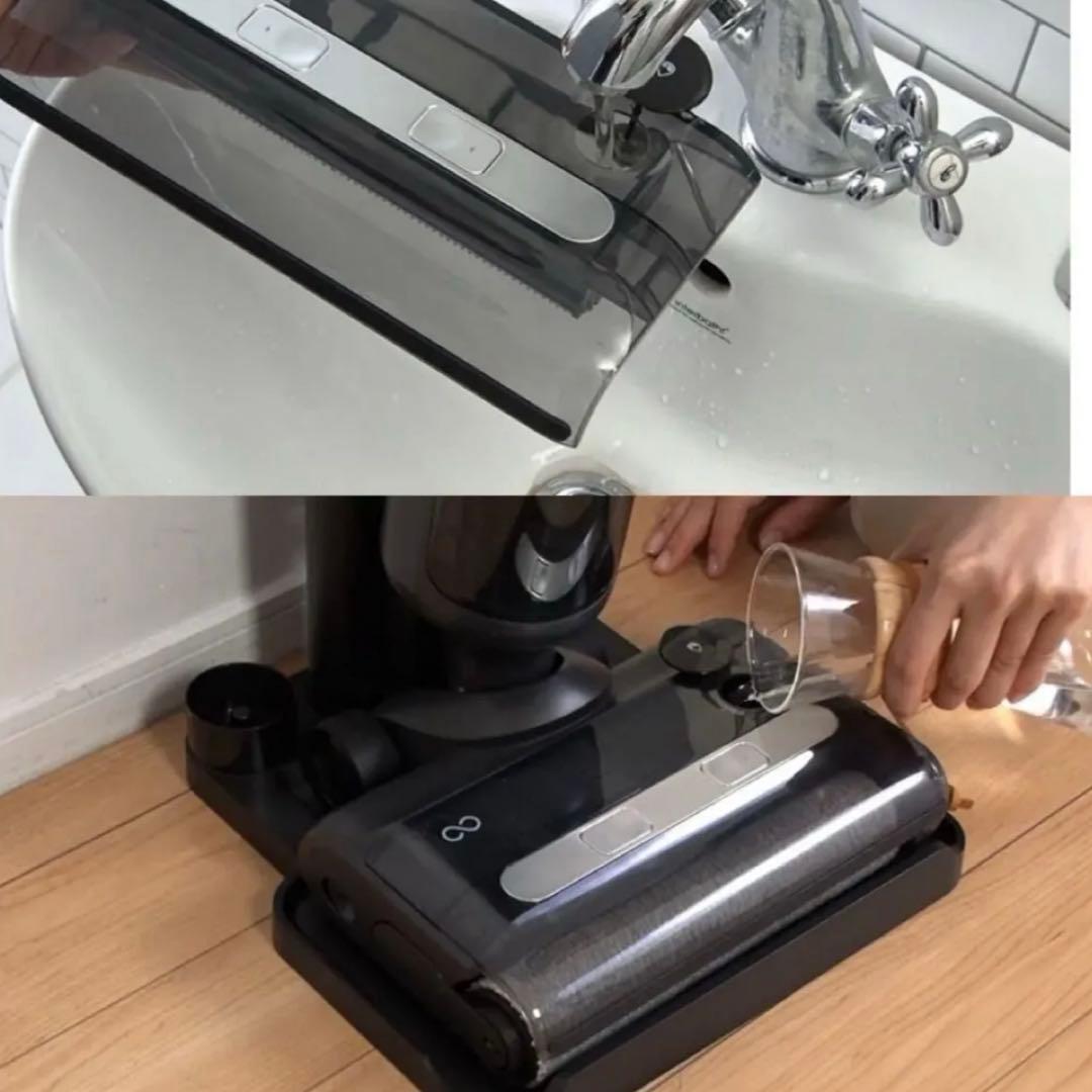 AquaX ミンドーアクアエックス 水拭き掃除機 MIA-N001-BLK