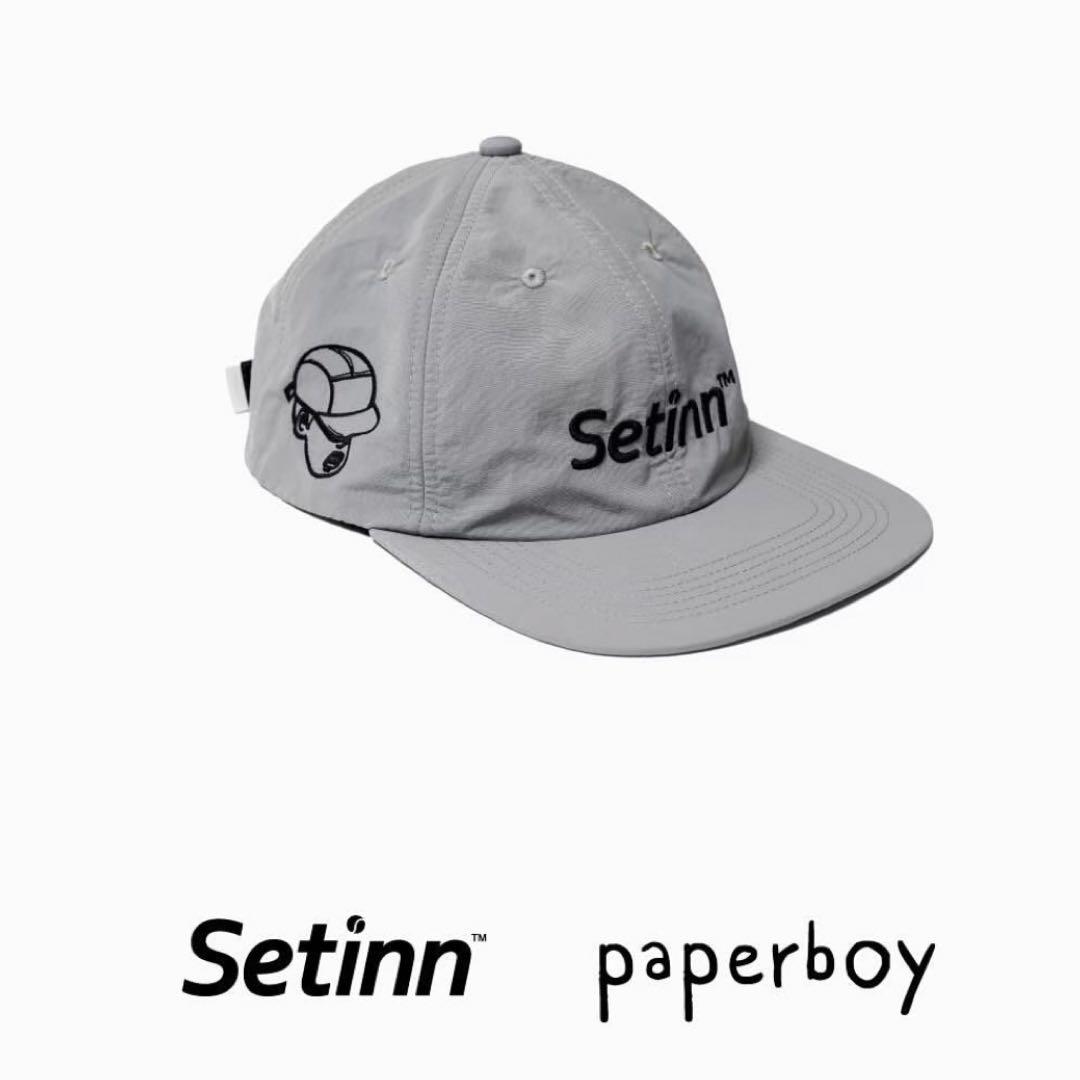 新品 paperboy ＆ Setinn Tour Cap グレー