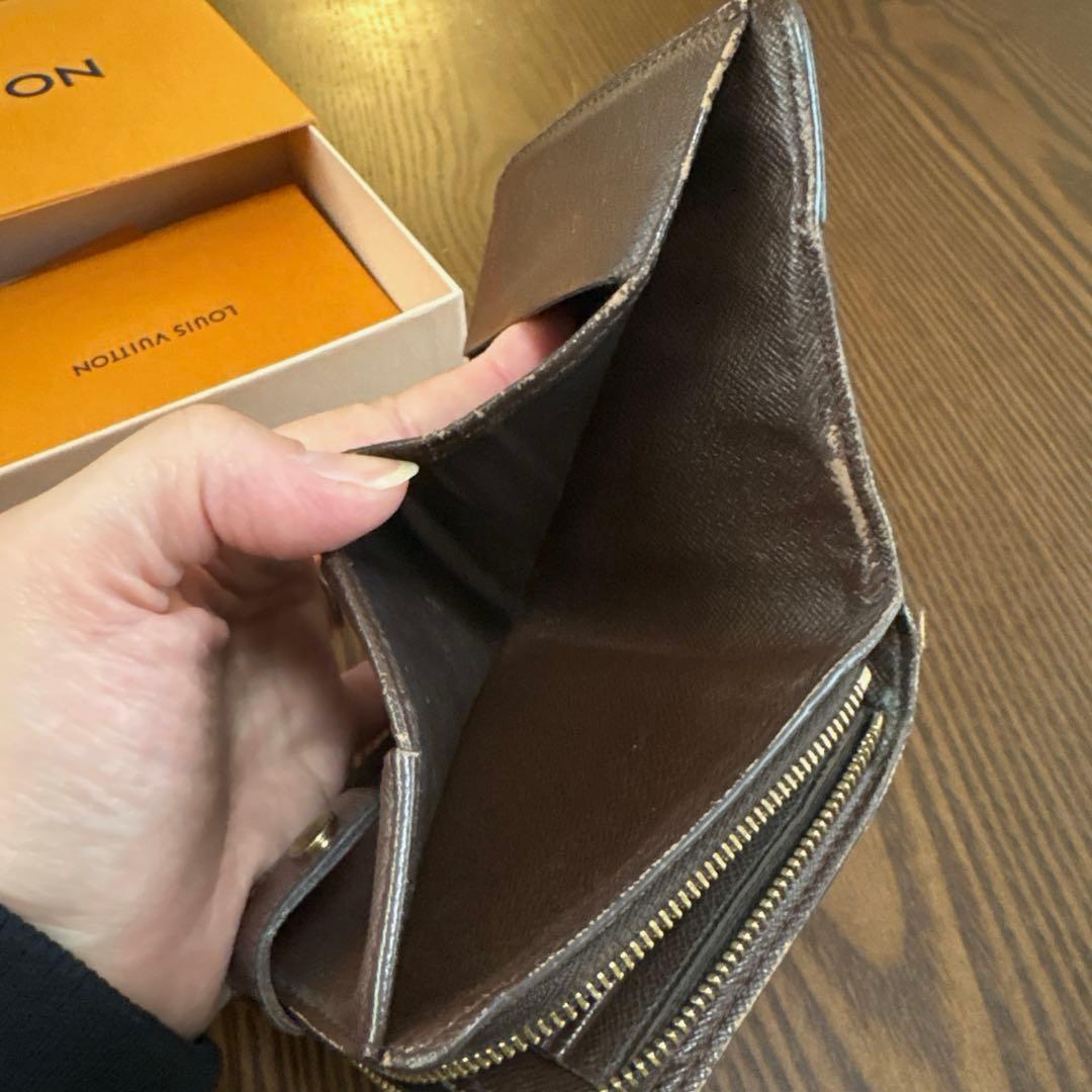 【商品処分前の最終値引げ】LOUIS VUITTON ダミエ 二つ折り財布