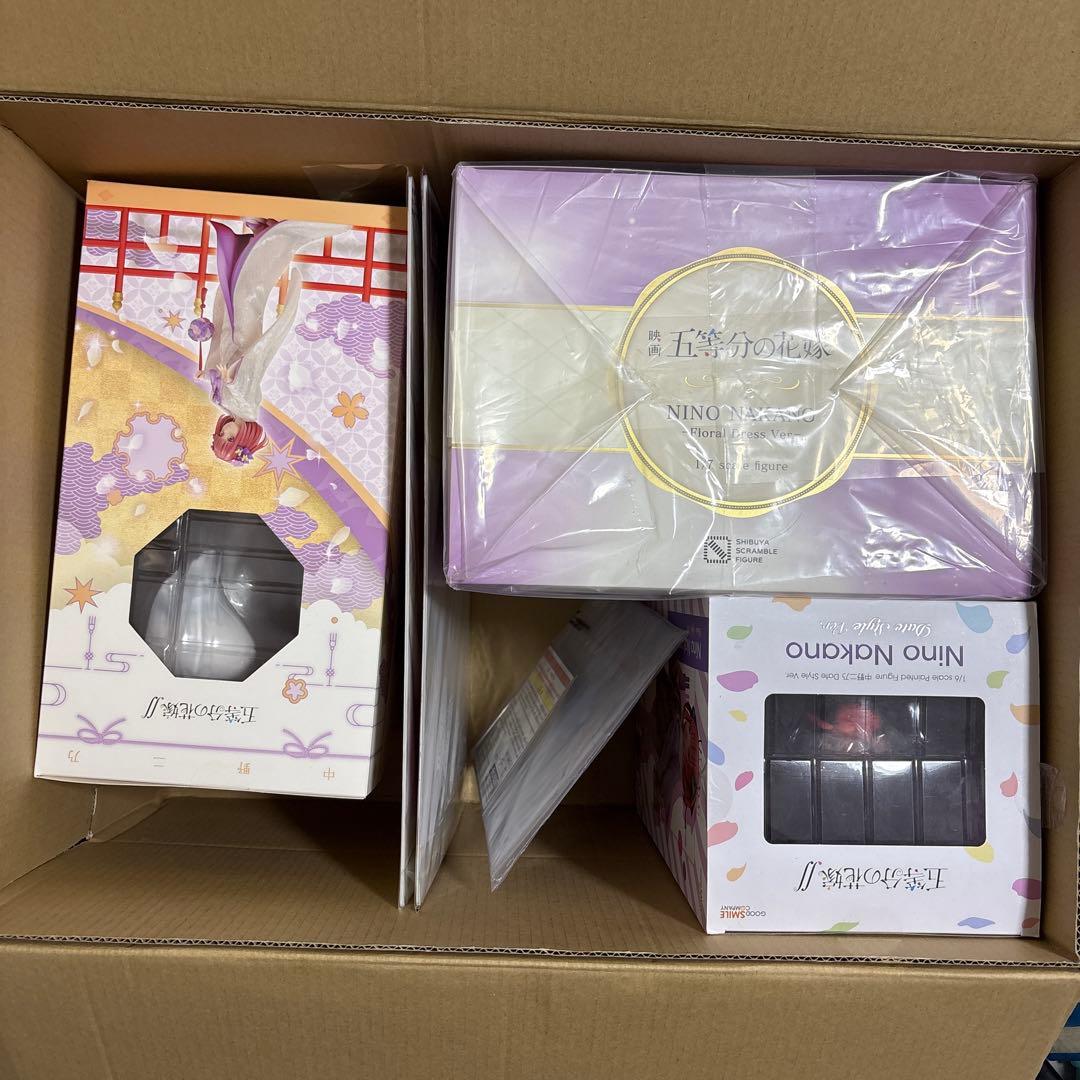 五等分の花嫁 中野ニ乃　プレミアムフィギュアと一番くじラストワンの6点セット