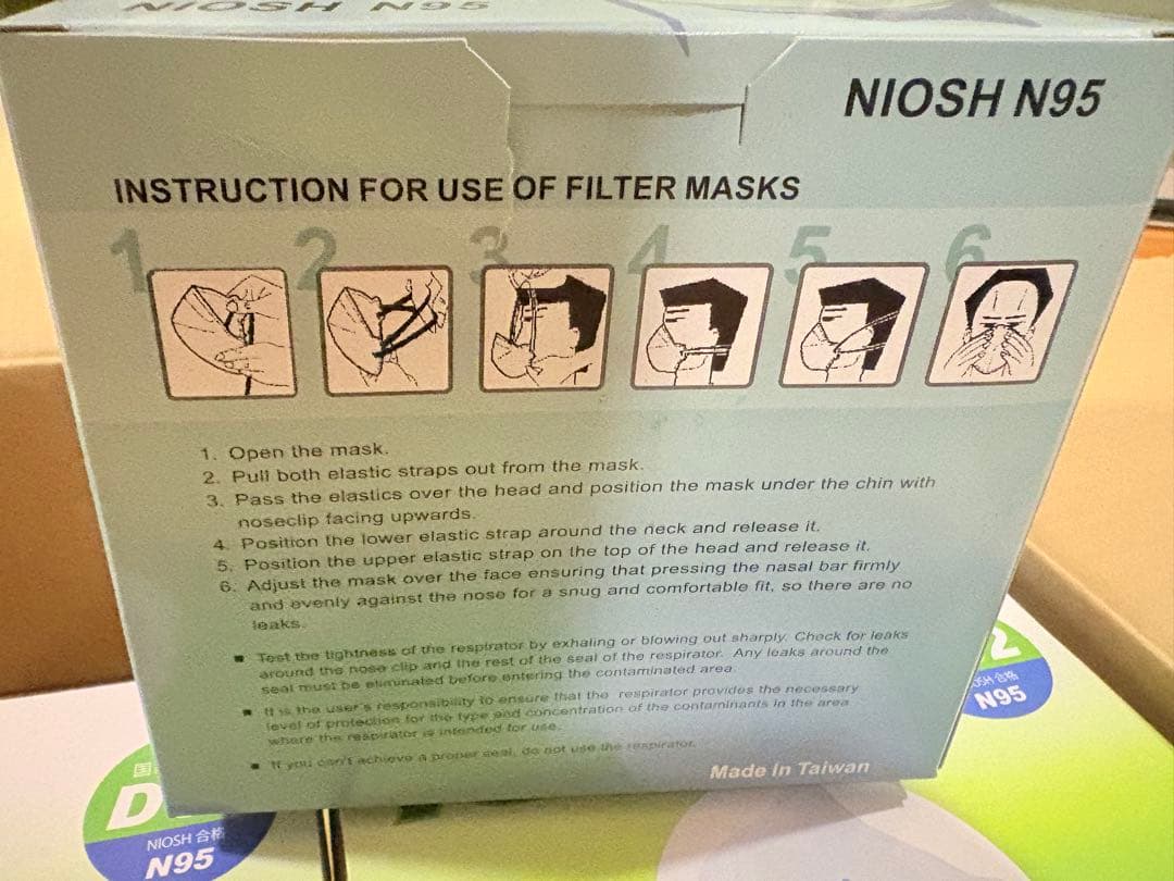 山本光学 7500 DS2/N95 20枚×3箱＋NIOSH N95 4箱セット